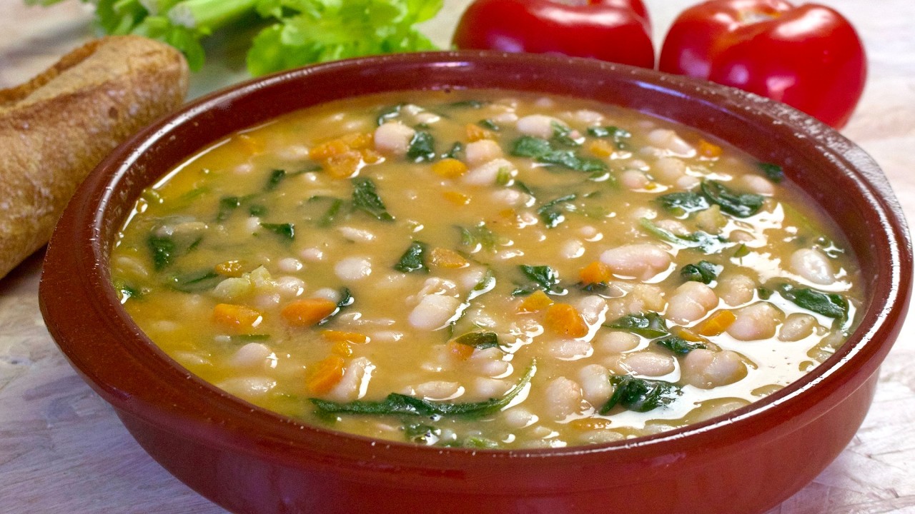 Лучший суп из белой фасоли (с секретным трюком)
