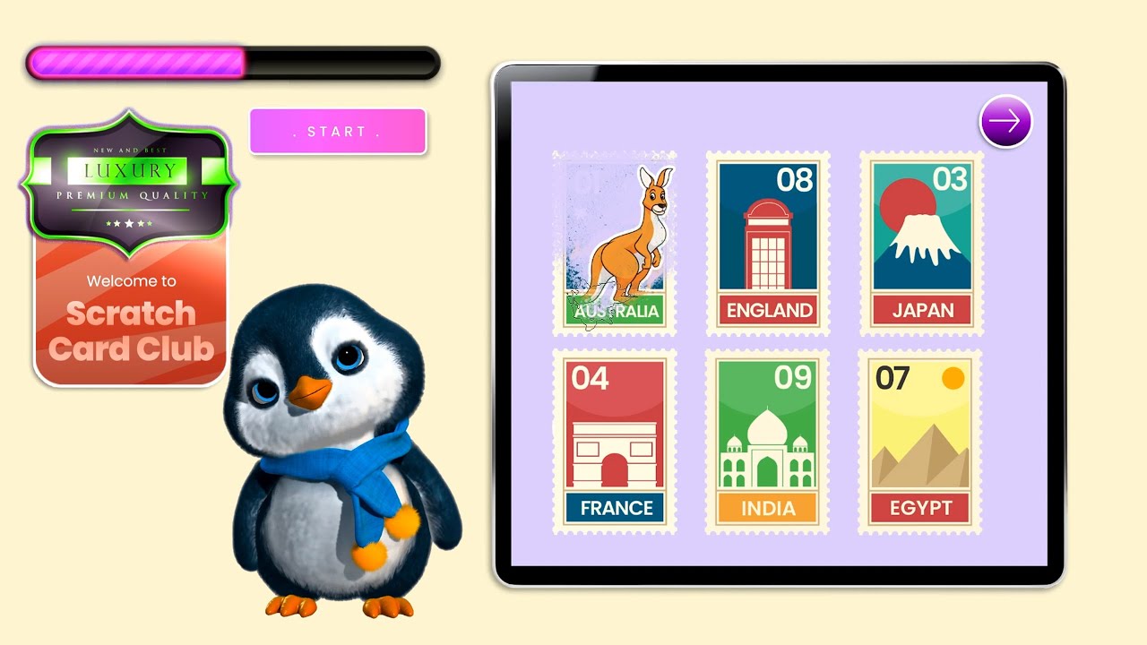 Scratch Stickers & Learn Animal Names 🐶 | Fun Animal Learning for Kids | Sractch Card Clube