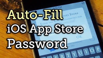 Auto-Fill Your Apple Password for the iOS App Store on Your Jailbroken iPad or iPhone [How-To]