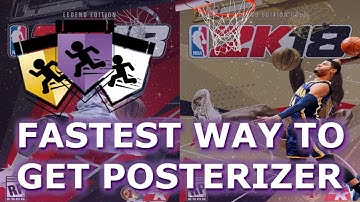 NBA 2K18 How To Get Posterizer Badge Fast (guards and forwards)