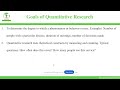 Quantitative Research