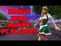MOBILE PLAYER WINS AGAINST PC PLAYER!! (Victory Royale)
