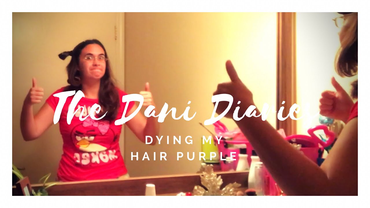 Dying my hair Purple & Blaze Pizza