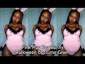 Play boy bunny halloween costume Grwm | Pink egirl makeup tutorial