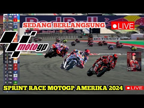 🔴 Sedang Berlangsung! Live kualifikasi dan sprint race MotoGP Amerika Hari Ini 2024| MotoGP Hari Ini