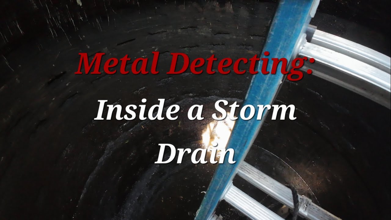 Metal Detecting: INSIDE A STORM DRAIN: RING RECOVERY ATTEMPT