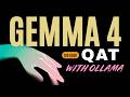 Gemma4 12B in Quantization-Aware Training (QAT) with Ollama - Full Testing