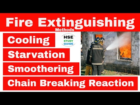 Video: Fire extinguishing: basic methods and means