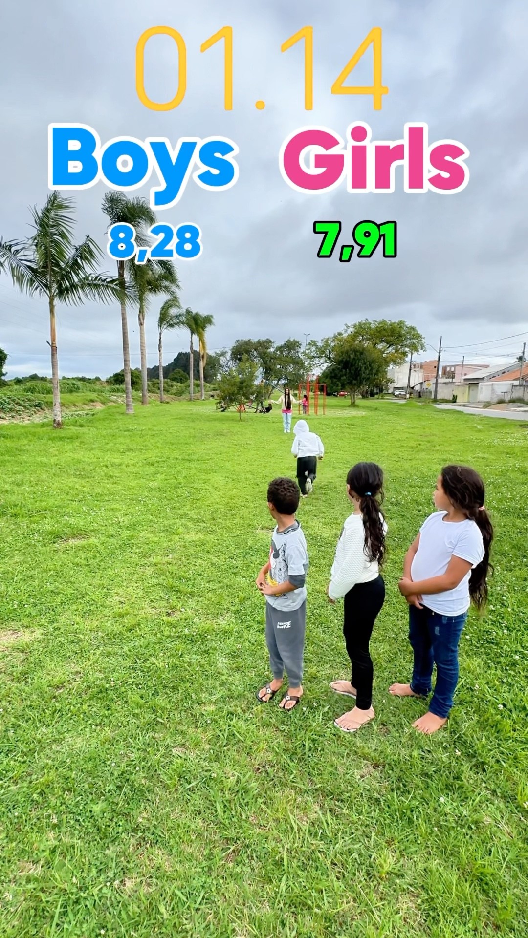 Fast challenge kids - Boys vs Girls #shorts