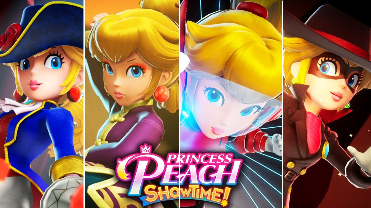 PRINCESS PEACH SHOWTIME All Peach Transformations + Gameplay