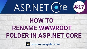 (#17) How to rename wwwroot folder name in ASP.NET Core