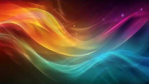Flowing wave forms vibrant rainbow gradient 4K | Motion Background Loop