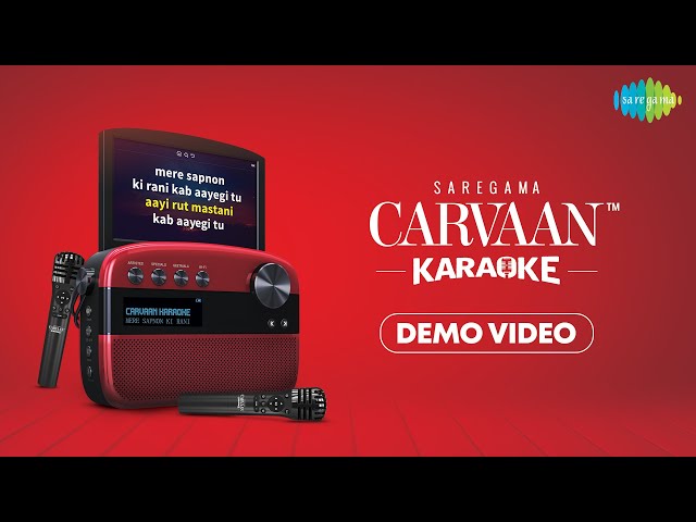 Saregama Carvaan Karaoke Demo Video| Preloaded - 1000 Karaoke tracks and 5000 Evergreen Songs class=