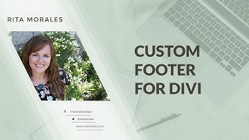 Creating a custom footer in Divi