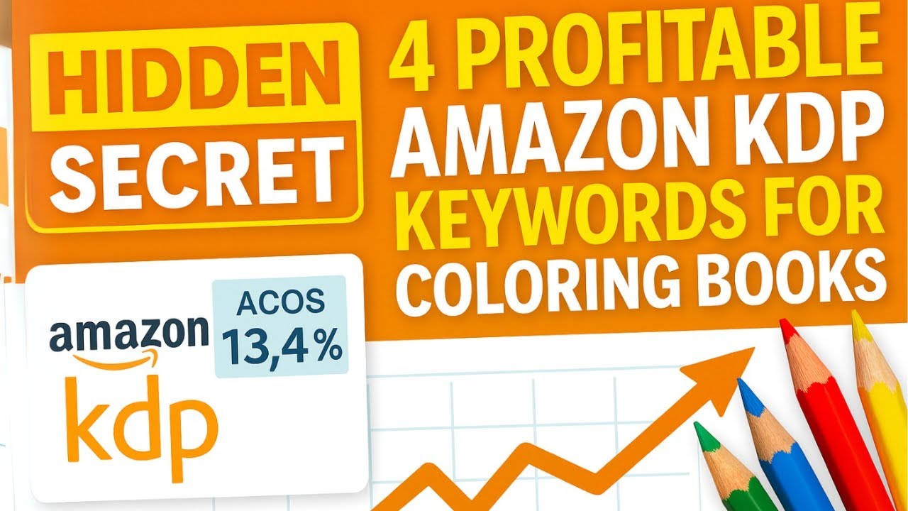 4 Profitable Amazon KDP Keywords Coloring Book 