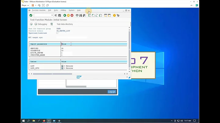 Python SAP NW RFC SDK part2