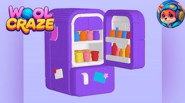 Wool Craze Puzzle Level 45 fridge Guide & Answers | Mobile Gameplay Walkthrough