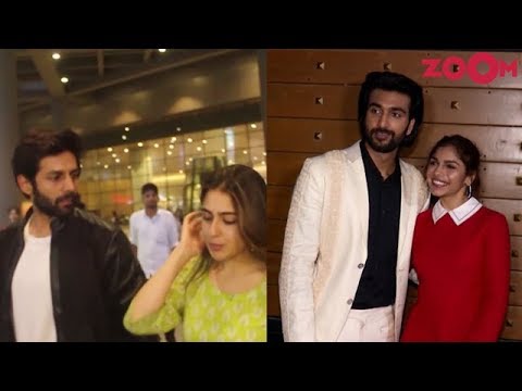 sara-ali-khan-and-kartik-aaryan-return-from-shimla-|-bollywood-celebrities-attend-malaal-screening