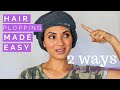 How to Plop Your Curly/Wavy Hair [2 Easy Ways]