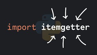 Python's "itemgetter" is very useful