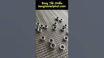 Băng tải chiếu là dòng băng tải xích lưới inox 304 có các cọng đan ken kín mặt. #băng #tải #lưới