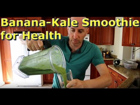 banana-kale-smoothie-for-health---best-smoothie-for-weight-loss---easy-smoothie-recipe-for-beginner