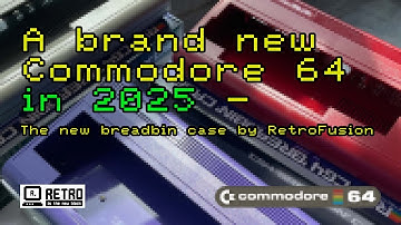 A brand new C64 in 2025 - New C64 breadbin case from RF #pcbway  #commodore64 #commodore #c64case