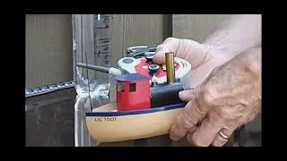 LIL' TOOT, A 10 INCH WOOD HULL STEAMBOAT