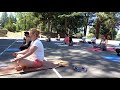 A short of yoga held in ohrid trim 27 june 2021