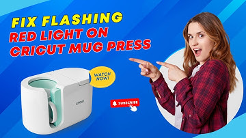 How to Fix Flashing Red Light on Cricut Mug Press (Troubleshooting Video!) #howtofix #cricutmugpress