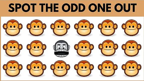 HOW GOOD ARE YOUR EYES? FIND THE ODD EMOJI OUT| EMOJI PUZZLE QUIZ