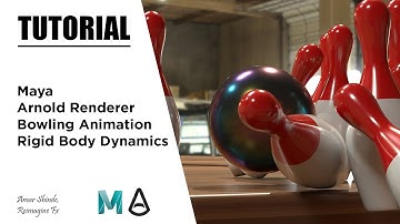Bowling Animation In Maya And Arnold Renderer - Tutorial