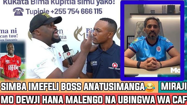 MIRAJI | MO HANA MALENGO YA KUCHUKUA UBINGWA WA AFRIKA |ANATUSIMANGA TU|TUNAONA UWEKEZAJI WA WENZETU