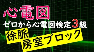 ゼロから心電図検定3級【房室ブロック】【ウェンケバッハ】【モビッツ】【完全房室ブロック】