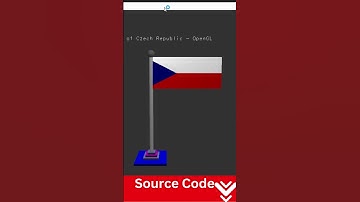 Drawing the Czech Republic Flag with OpenGL, FreeGLUT, and C++
