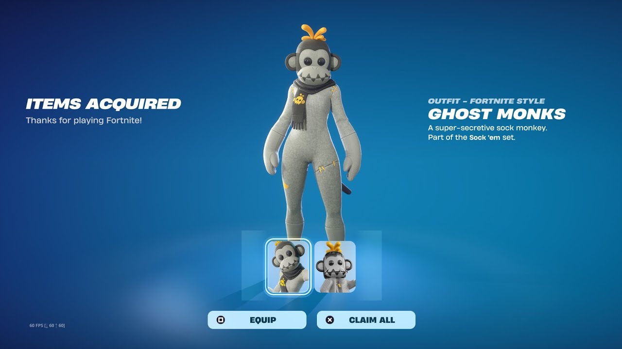 The New Ghost Monks Skin In Fortnite with Gameplay!