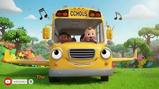 🎵 Wheels on the Flying School Bus | kids nursery rhymes | Baby Song, Air Bus Adventure 🚌✈️