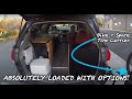 Toyota Sienna mini Vanlife Camper Build Walkthrough Full of Adventure Features