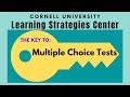 Study skills  the key to multiple choice tests