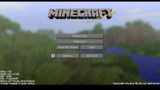 Talking with minecraft menu in background. screenshot 5