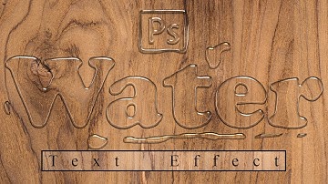 WATER TEXT EFFECT | PHOTOSHOP EFFECT | PHOTOSHOP TUTORIAL