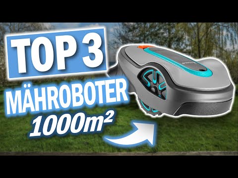 Die besten MÄHROBOTER für 1000m² | Top Mähroboter für 1000m² Gärten