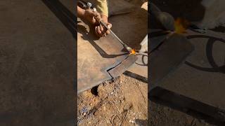 Amazing iron cutting skills with gas cutter machine shorts gascutting