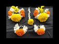 Fresh flower jewellery for haldi |Fresh flower jewellery for mayoun