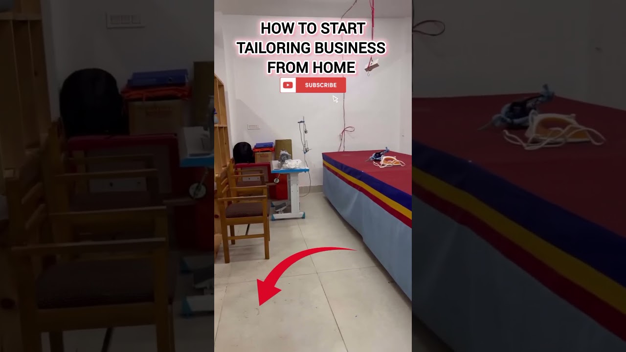 How to start tailoring business from home 