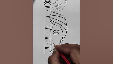Easy Krishna Ji Drawing | Simple Krishna Artwork Tutorial | Janmashtami Special 2025”