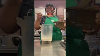 Peach Cobbler Frappuccino 🍑 #foodie #viralreels #reelsshorts #subscribe #asmr #Starbucks #tiktok