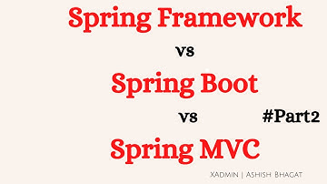 Spring Boot Interview Questions  | Spring Framework vs Spring Boot vs Spring MVC | Part 2