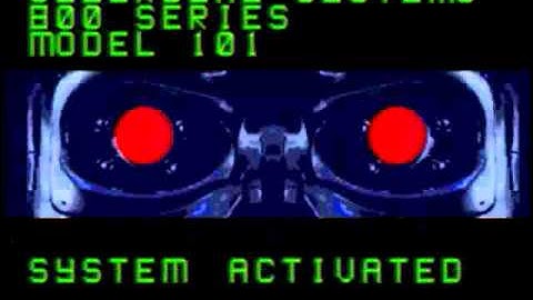 Sega Megadrive T2 the arcade game INTRO