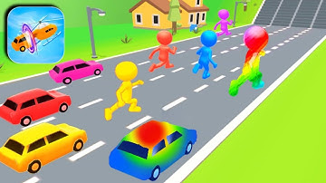 Shape-shifting Gameplay  Level 20 Walkthrough 🌈🚗  New Mobile IOS, Android Running Games Gameplay